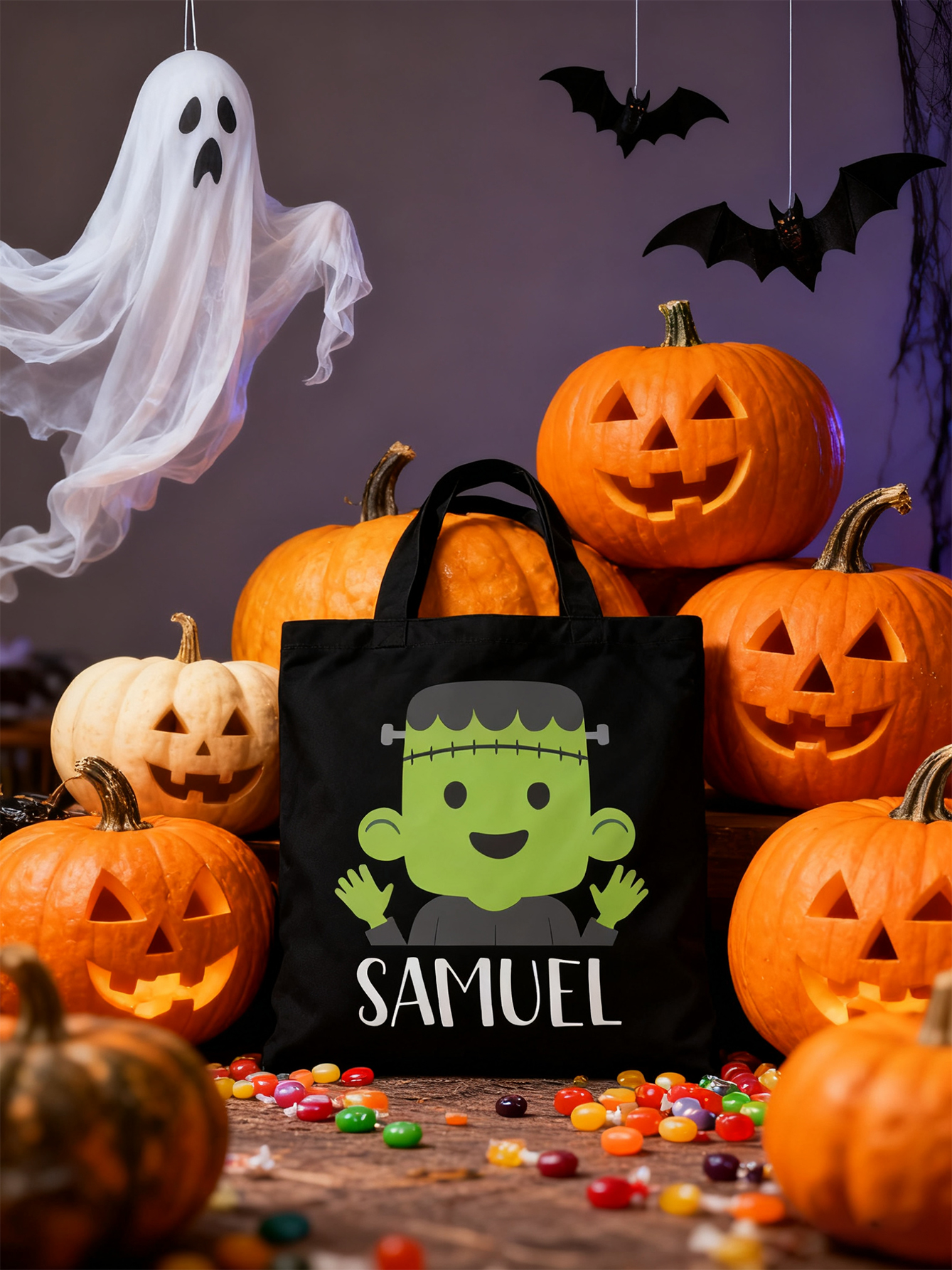 Custom Trick or Treat Candy Bag